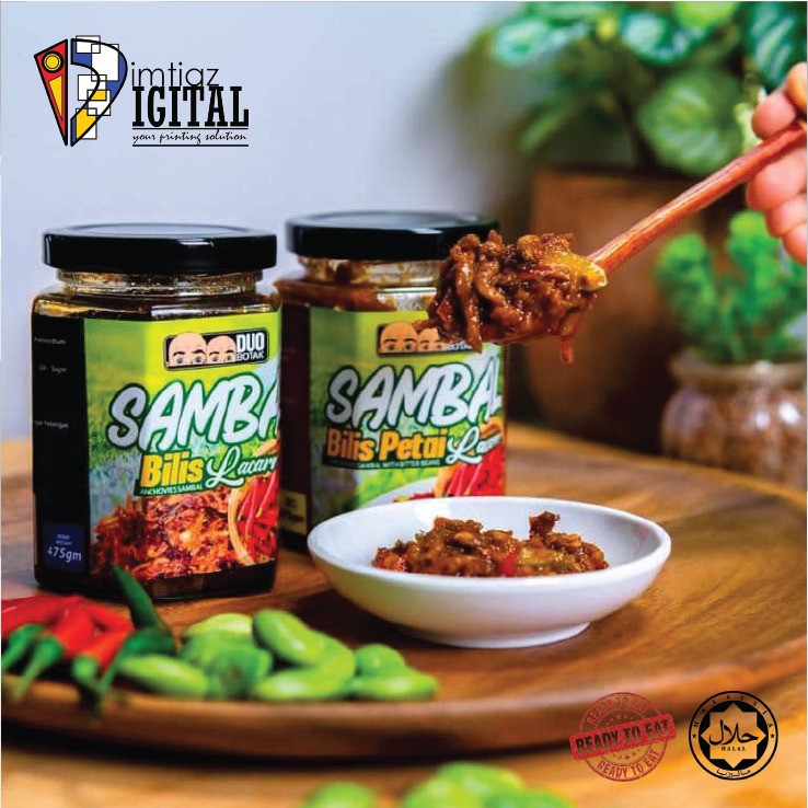 READY STOCK Sambal Bilis Sambal Bilis Petai Duo Botak Viral