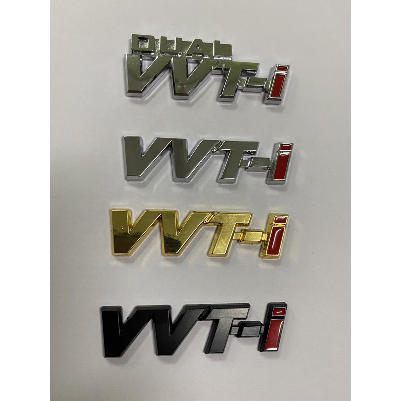 Emblem Vvti Vvt I Dual Vvti Gold Chrome Myvi Perodua Bezza Daihatsu