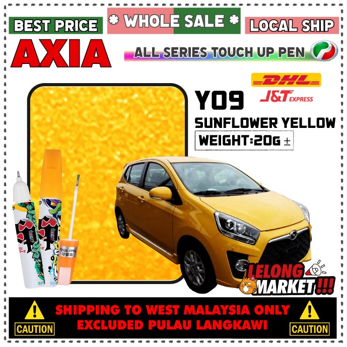 Touch Up Pen Perodua Axia Car Kereta Paint Repair Restored Paint