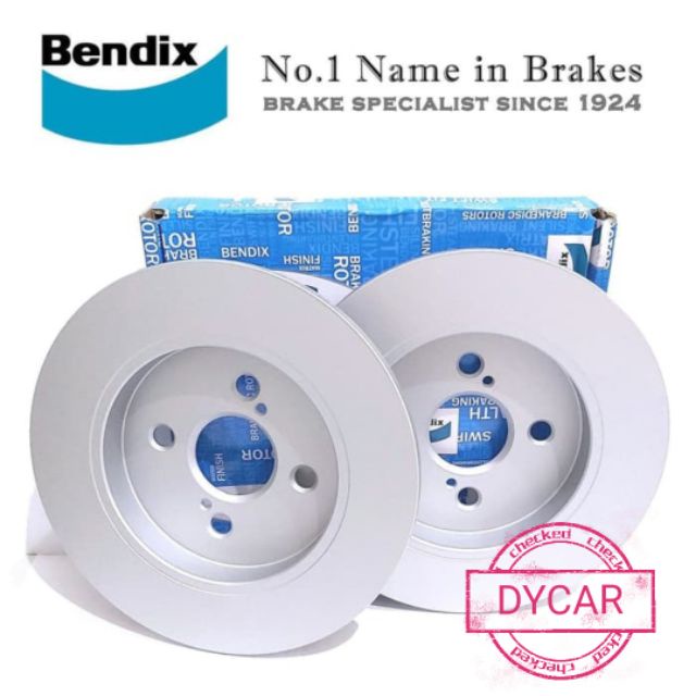 Proton Inspira Lancer Cy A Front Rear Disc Rotor Bendix Pair