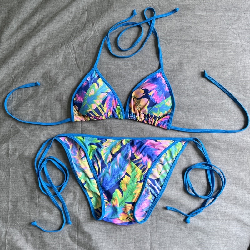 Two Piece Bikini Set Shopee Malaysia
