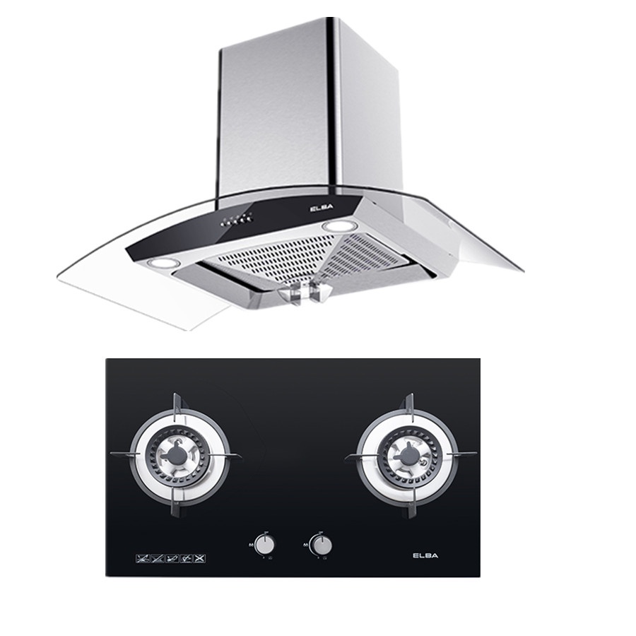 Elba Infinito Package Hob Hood EH J9088 SS EGH G8522G EGH M8442G BK