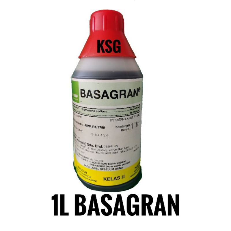 BASAGRAN 1L Bentazone Sodium 44 RACUN RUMPUT KARPET CARPET