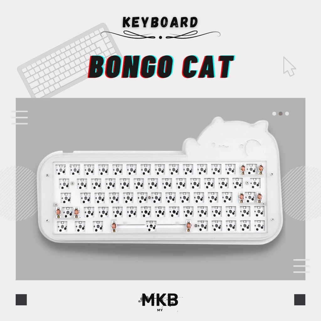 READY STOCK Bongo Cat Mini Cat 64 Cinnamoroll Mechanical Keyboard