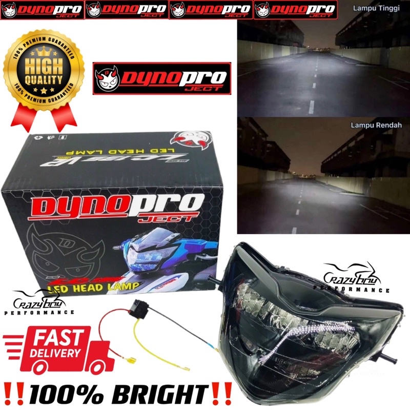 Dynopro Lc V V Headlamp Led Head Lamp Light Super Terang