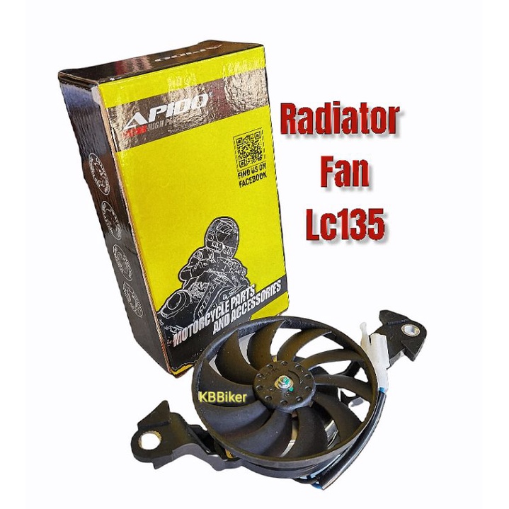 Apido Racing Radiator Fan Lc135 V1 V7 Lc 135 Kipas Coolant Tank