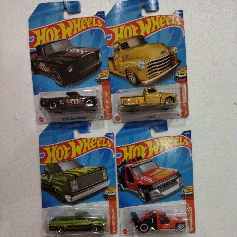 Hot Wheels Hw Hot Trucks Studebaker Champ La Troca Chevy Silverado Lolux Shopee Malaysia
