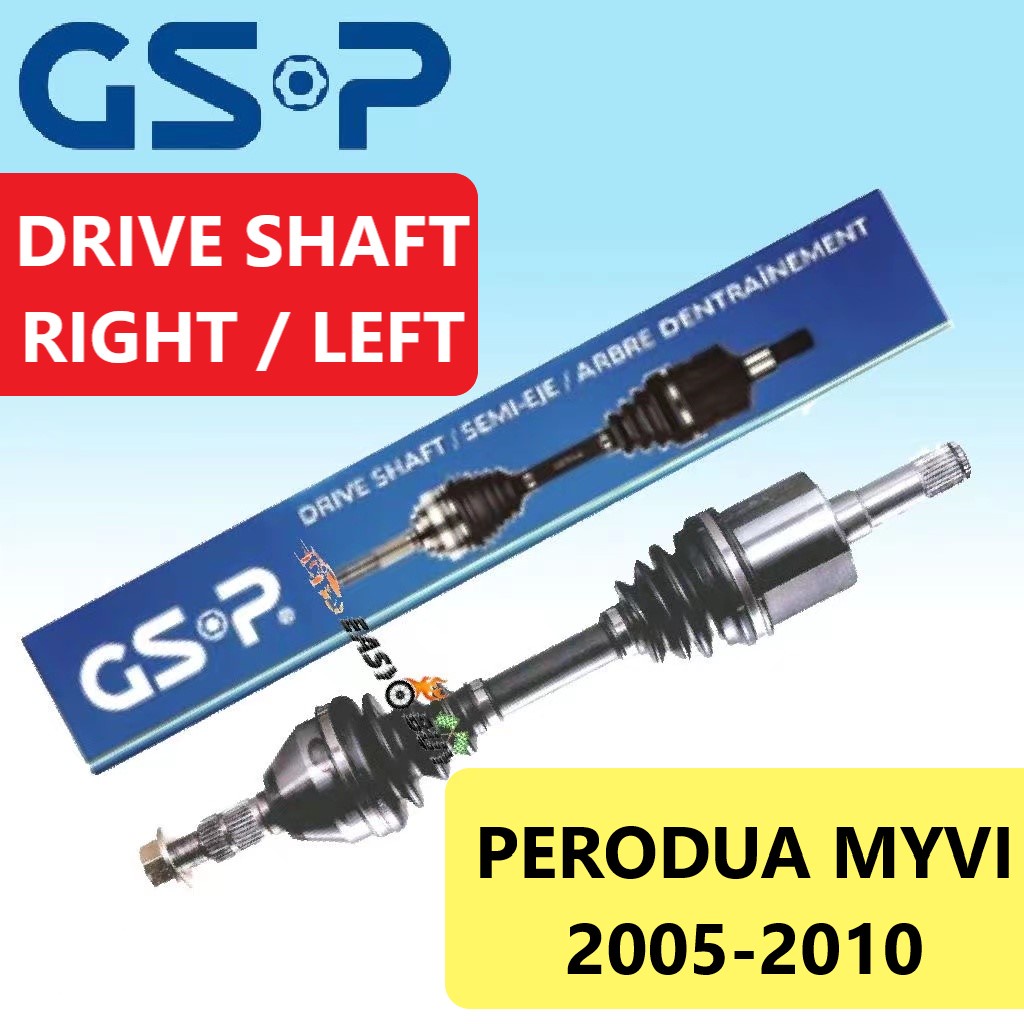 ORIGINAL GSP DRIVE SHAFT RIGHT LEFT PERODUA MYVI 1 0 MYVI 1 3