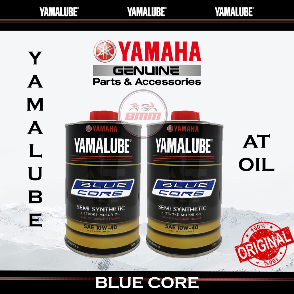 YAMALUBE BLUE CORE SEMI SYNTHETIC SAE10W 40 MOTOR OIL Scooter Oil