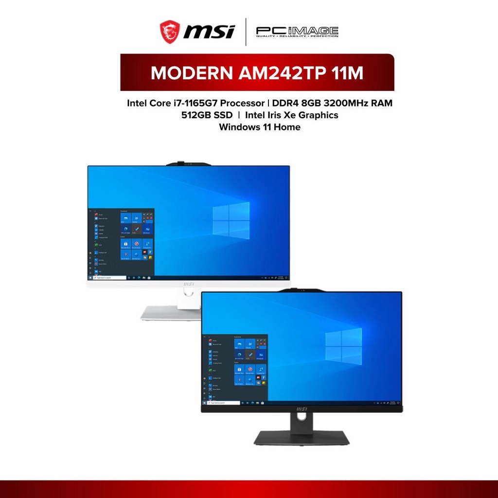 Msi Aio Modern Am Tp M All In One Desktop Shopee Malaysia