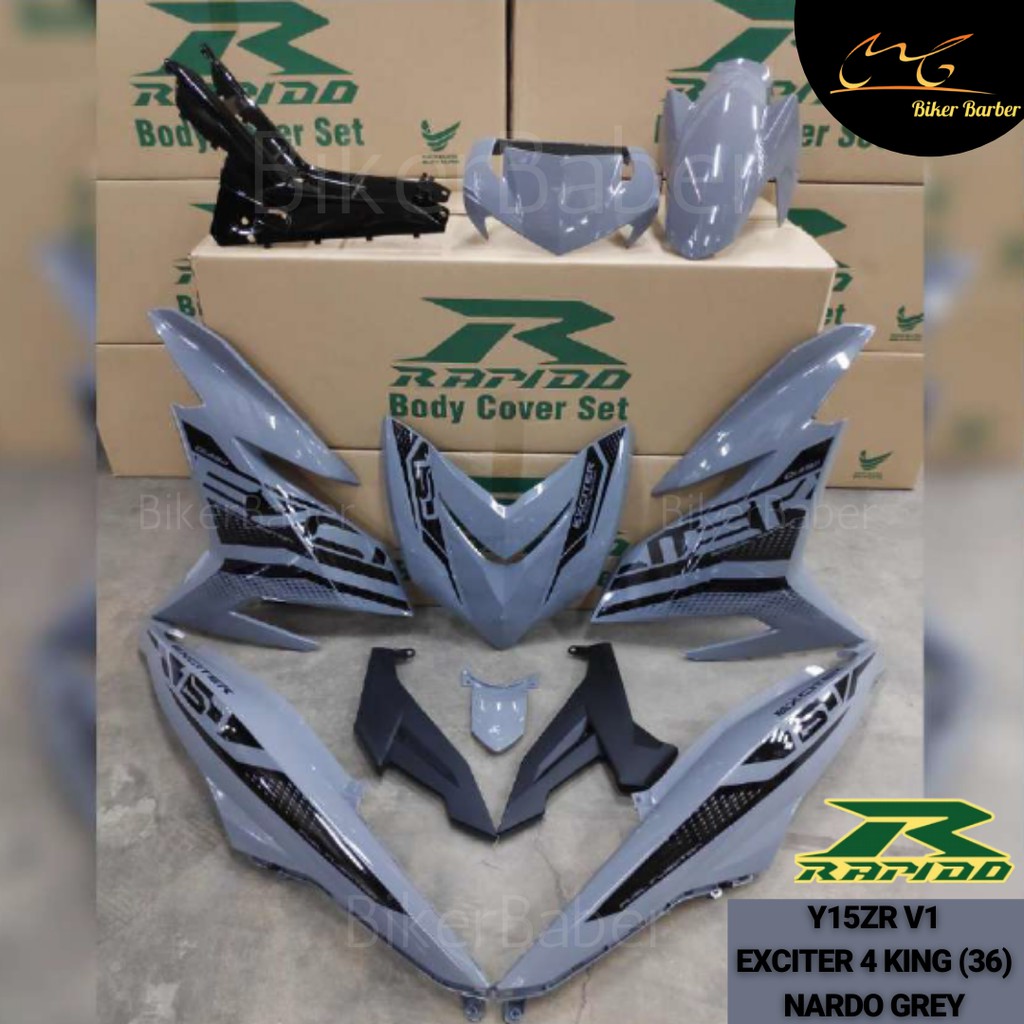 Ready Stock Rapido Cover Set Y Zr V V Exciter King Nardo