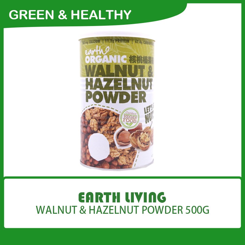 EARTH LIVING ORGANIC BLACK SESAME CHINESE YAM WALNUT COIX ALMOND POWDER