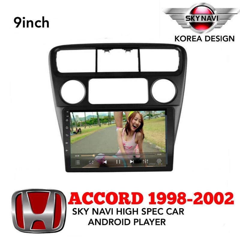 HONDA ACCORD 1998 2002 SKY NAVI HIGH SPEC CAR ANDROID PLAYER Shopee