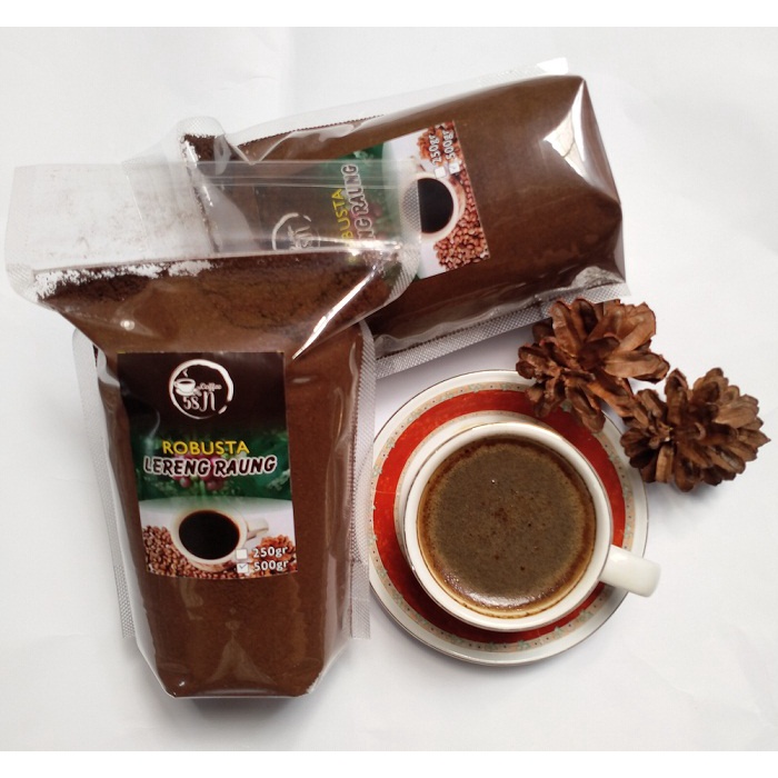 Original Robusta Ground Coffee Robusta Coffee Raung Gr Pure