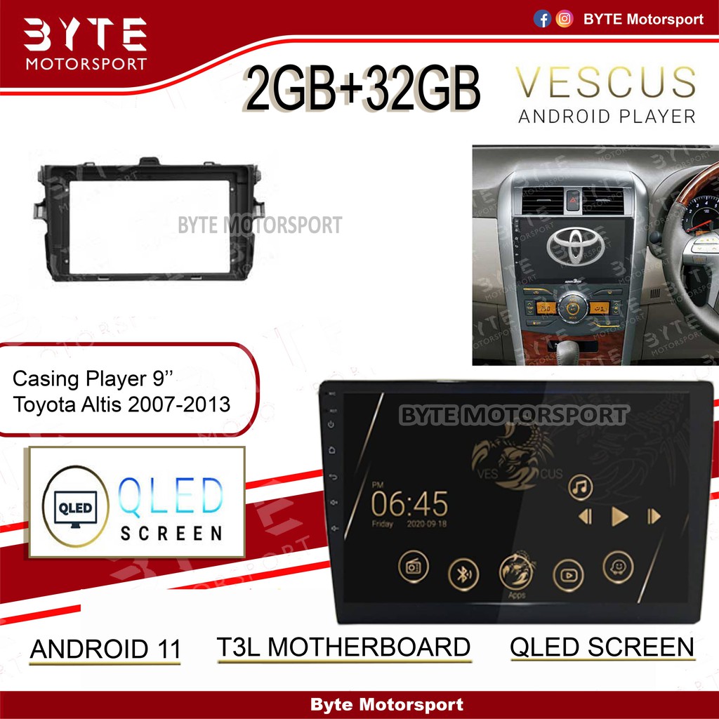 VESCUS 2 32 DSP 4G Sim Octa Core Processor QLED Screen Toyota