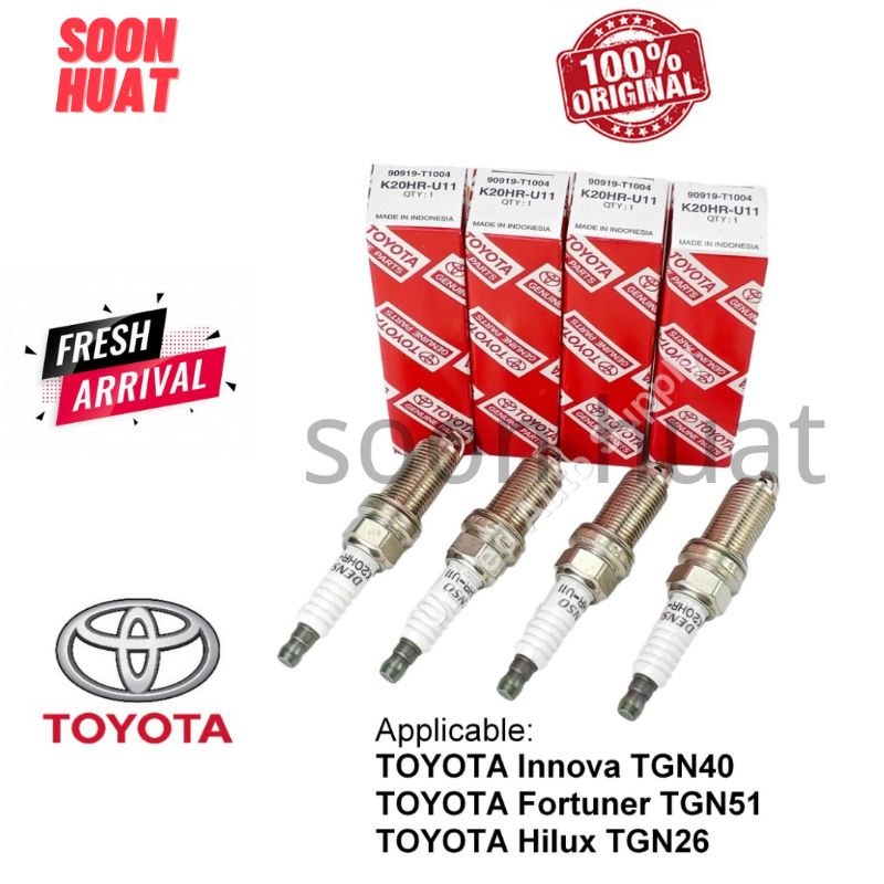 Toyota Innova Fortuner Spark Plug Pcs Original K Hr U Shopee