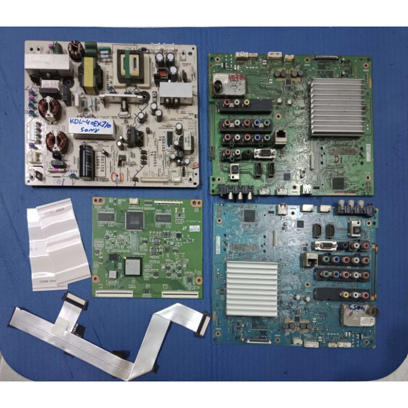 Sony Kdl 40ex710 Kdl40ex710 System Board Power Supply Tcon Ribbon Lvds