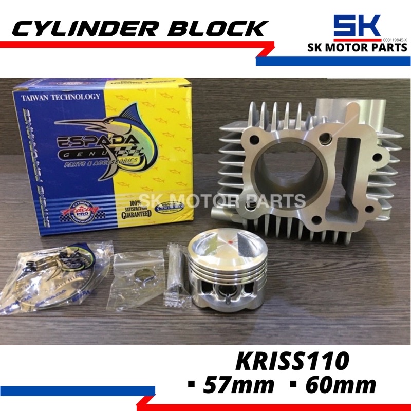 Block Racing Kriss Mm Complete Set Espada Blok Kriss Racing