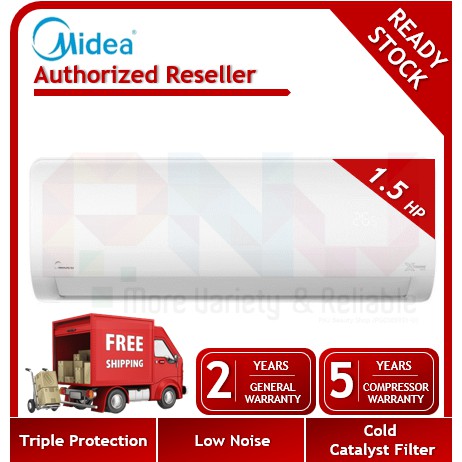 Midea Hp R Air Cond Wall Mounted Air Conditioner With Ionizer