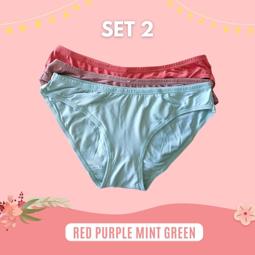 Maple Bikini V Panty Micro Fiber Pcs Shopee Malaysia