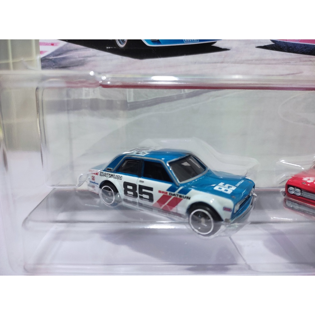 HOT WHEELS PREMIUM 2 PACK TWIN PACK DOUBLE PACK 71 BRE DATSUN 510 REAL