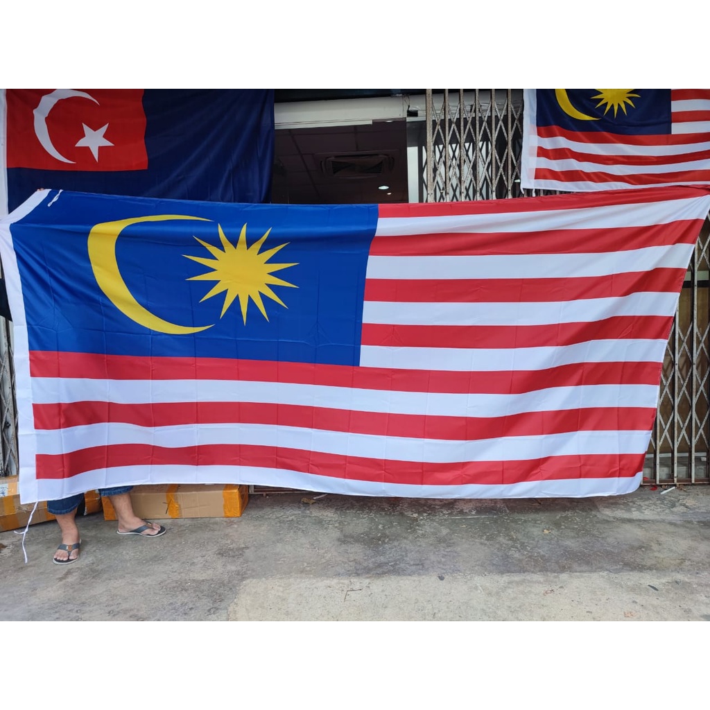 6x12 Kaki Bendera Malaysia Flag 6x12ft READY STOCK Shopee Malaysia