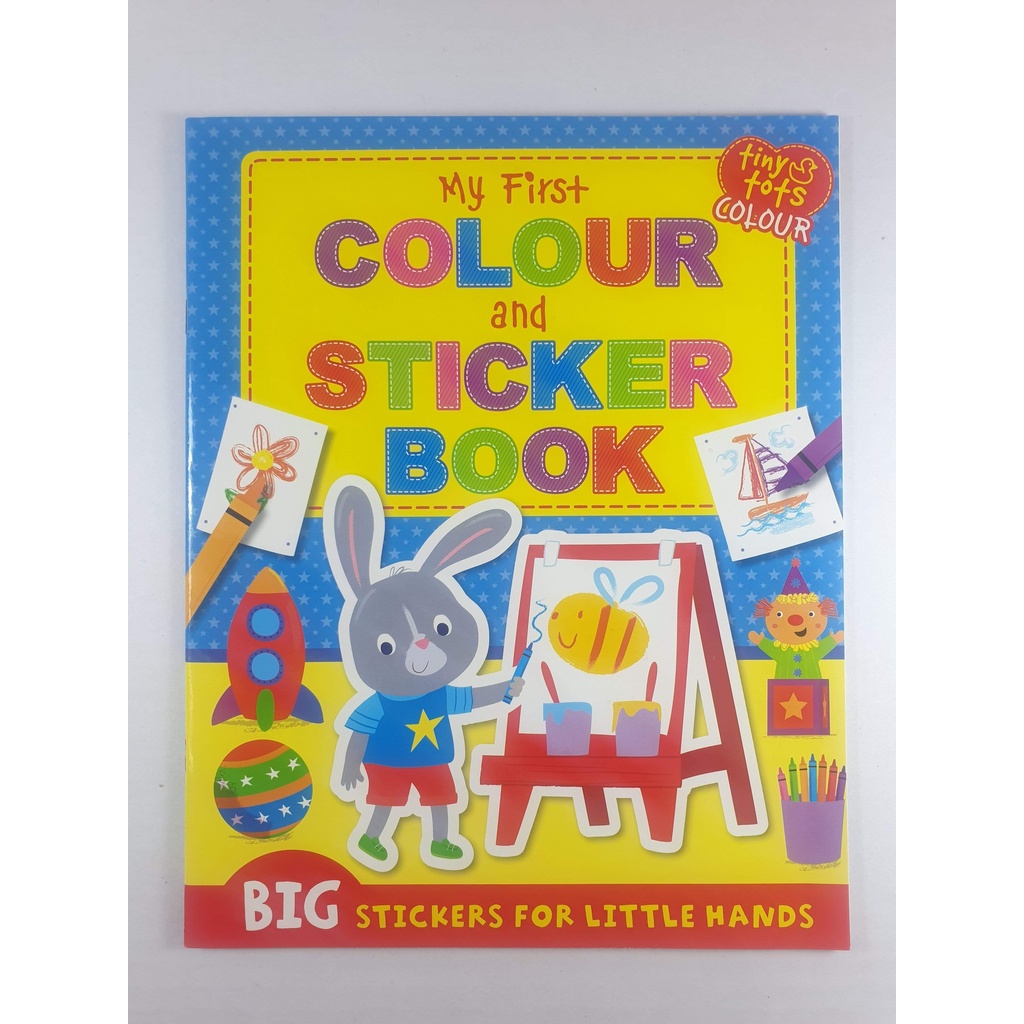 BBW My First Colour Sticker Book ISBN Shopee