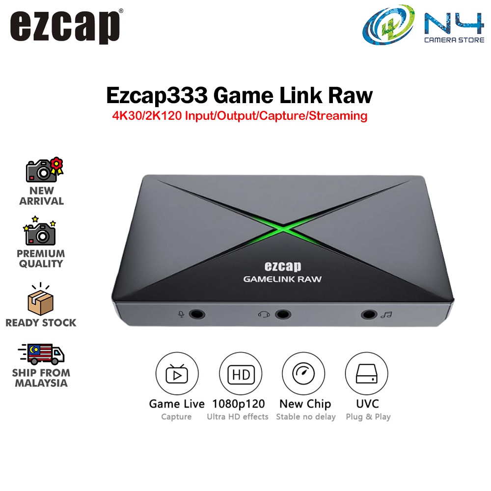 Ezcap Game Link Raw K K Input Output Capture Streaming