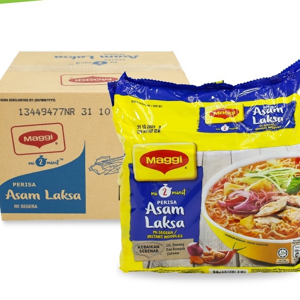 Maggi Instant Noodles Asam Laksa Packs X G Carton