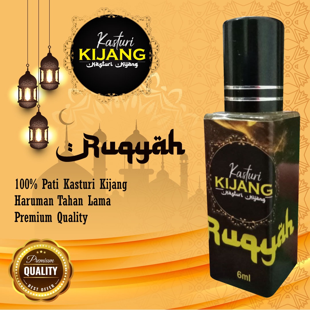 Rukyah Pati Minyak Wangi Kasturi Kijang Asli Pure Perfume