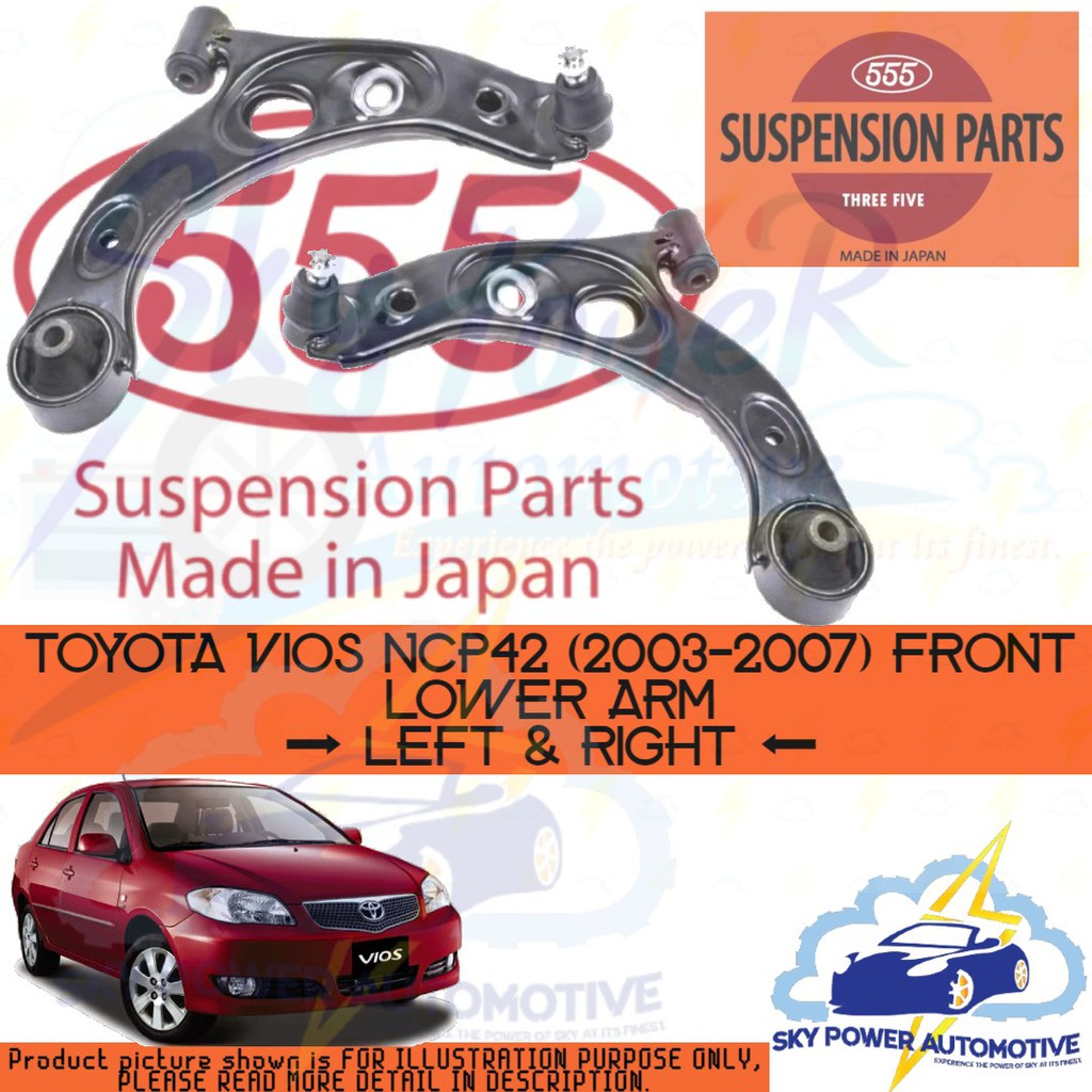 Toyota Vios Ncp Brand Lower Arm Front Left Right