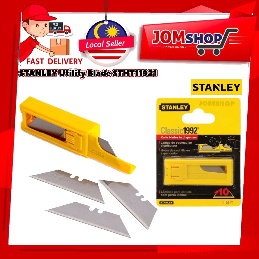 STANLEY Original Classic 1992 Heavy Duty Utility Blade 11 921 11921