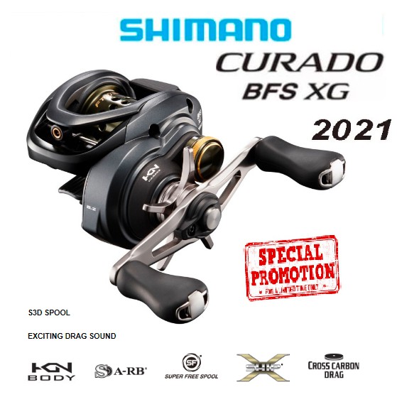 Shimano Curado Bfs Xg Baitcasting Reel Limited Stock Shopee