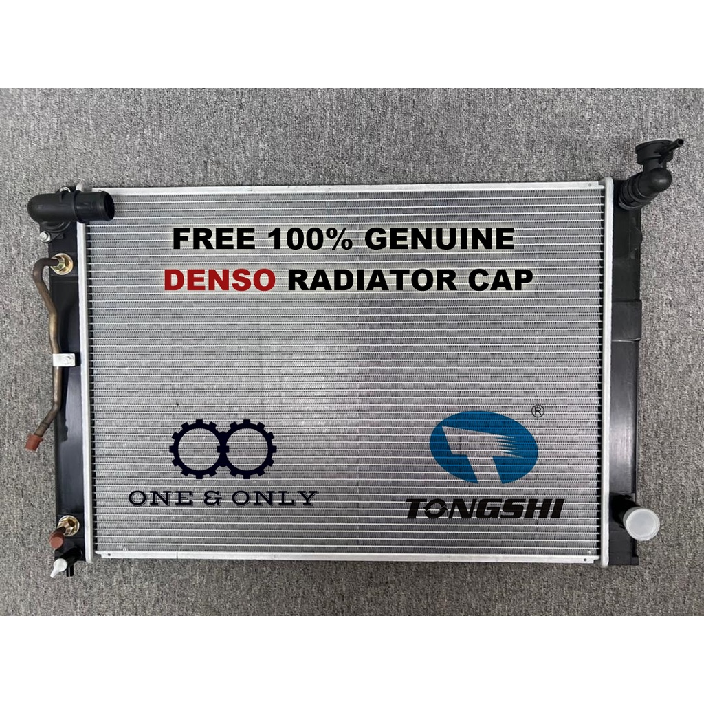 TONGSHI TOYOTA ALPHARD ANH10 ANH15 2 4 RADIATOR TANGKI ASSY 16MM SINGLE