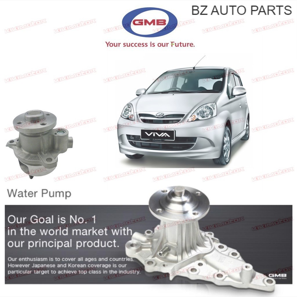 GMB Water Pump GWD 51A For Perodua Viva 660 850 Shopee Malaysia