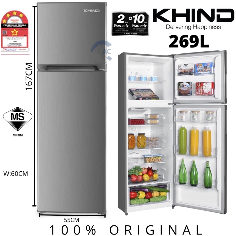 Khind Refrigerator Fridge Door Rf Rf Rf Peti Ais Pintu