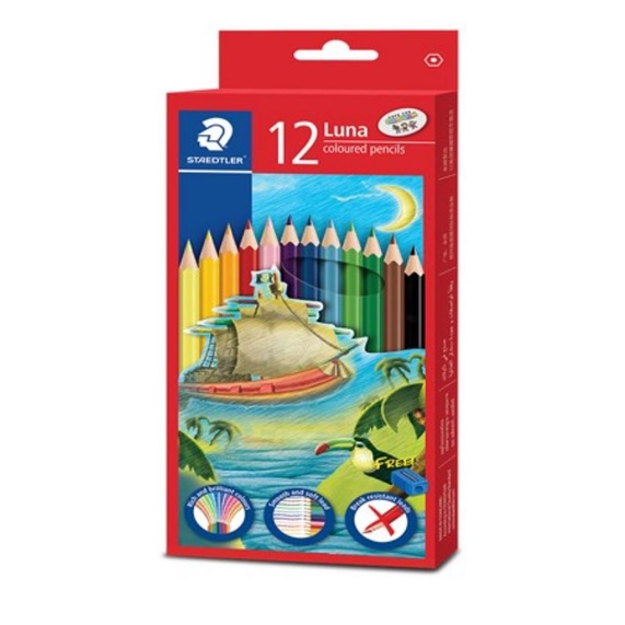 STAEDTLER LUNA 12 COLOUR PENCIL LONG Shopee Malaysia