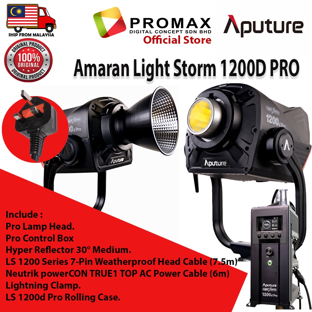 Aputure Light Storm LS 1200d Pro LED Light For Videography And