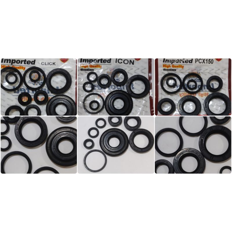 PCX150 ICON SPACY CLICK OIL SEAL SET OTP HONDA SCOOTER Shopee