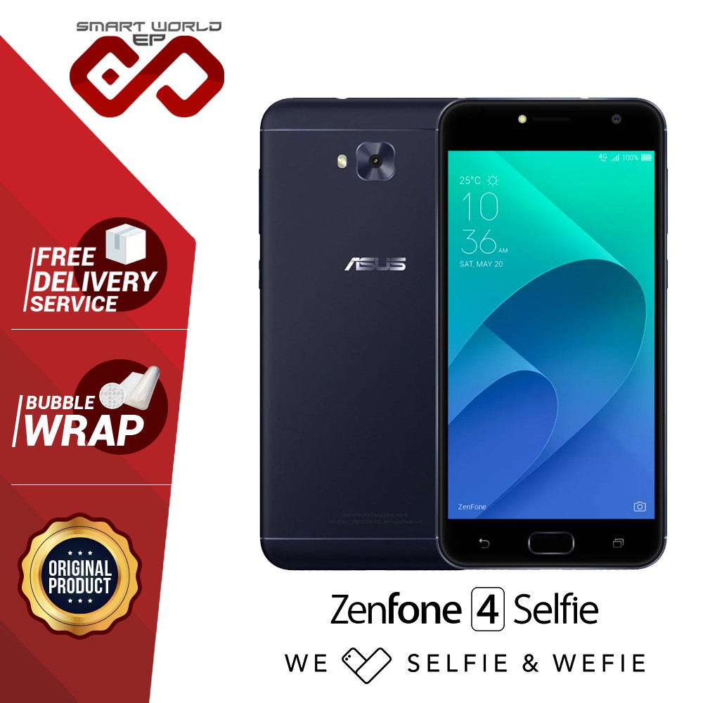 Asus Zenfone 4 Selfie ZD553KL Original Malaysia Set 4GB RAM 64GB