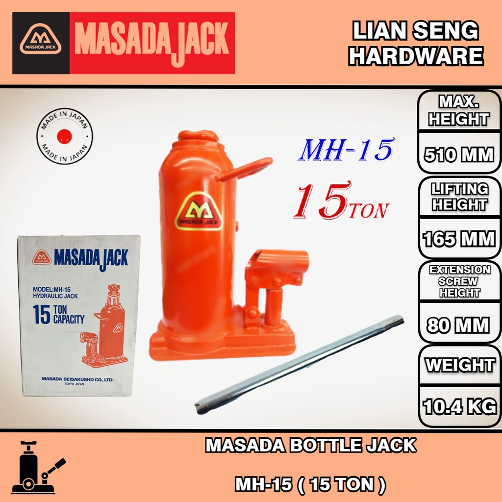 Masada Bottle Jack Mh Ton Shopee Malaysia