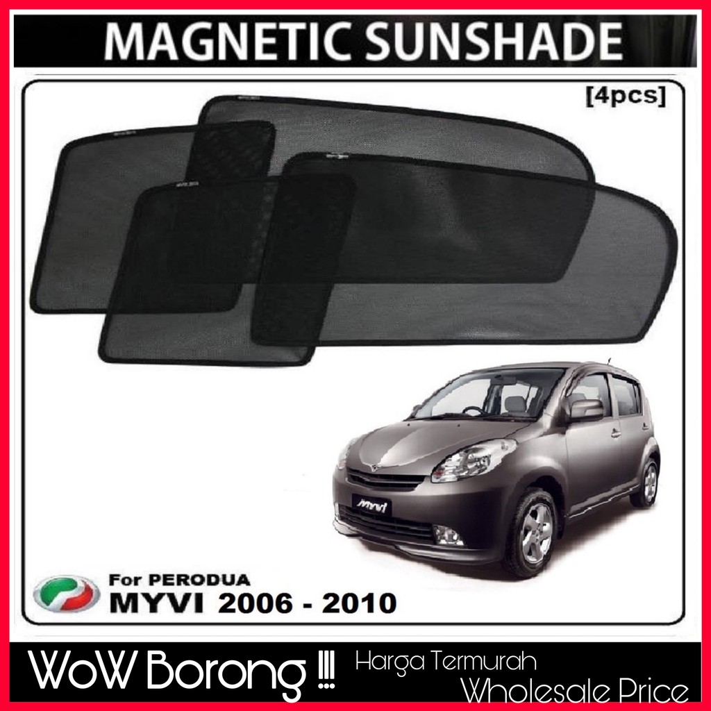 Magnetic Sunshade Perodua Myvi Old Lagi Best Icon Myvi New Alza Axia