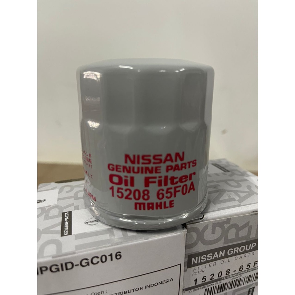 Original Nissan Oil Filter 15208 65F0A Almera Teana Latio Sentra Livina