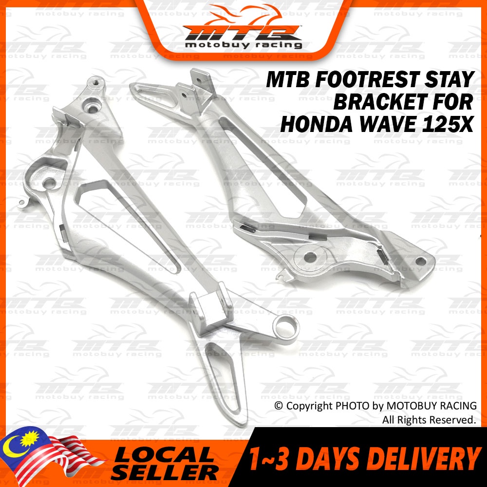 Honda Wave X Mtb Heavy Duty Footrest Stay Bracket Shopee Malaysia