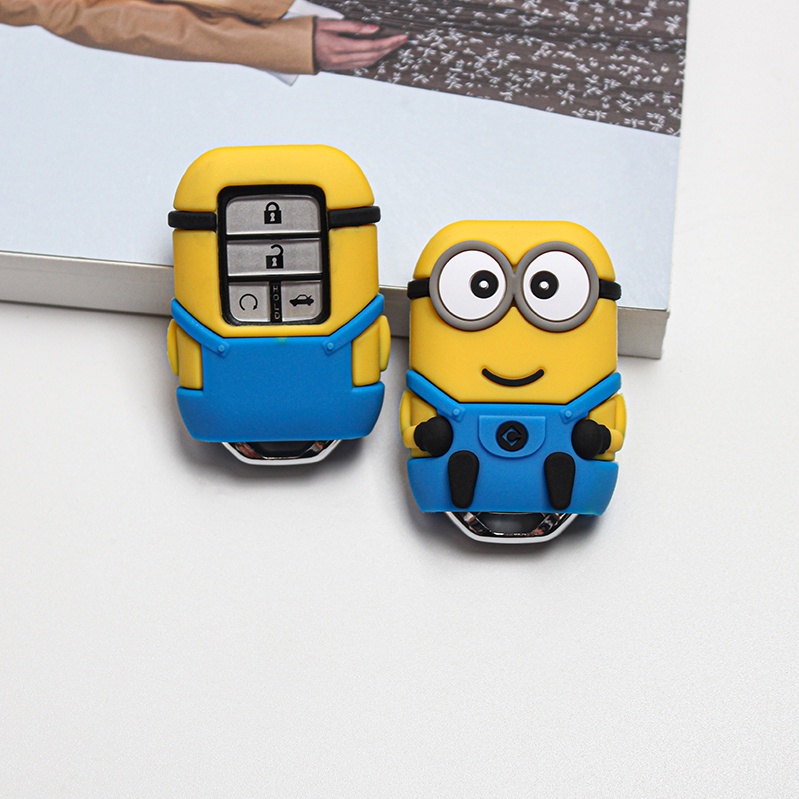 Minion Honda Car Key Cover For Honda CRV XRV HRV BRV FIT Jazz Civic