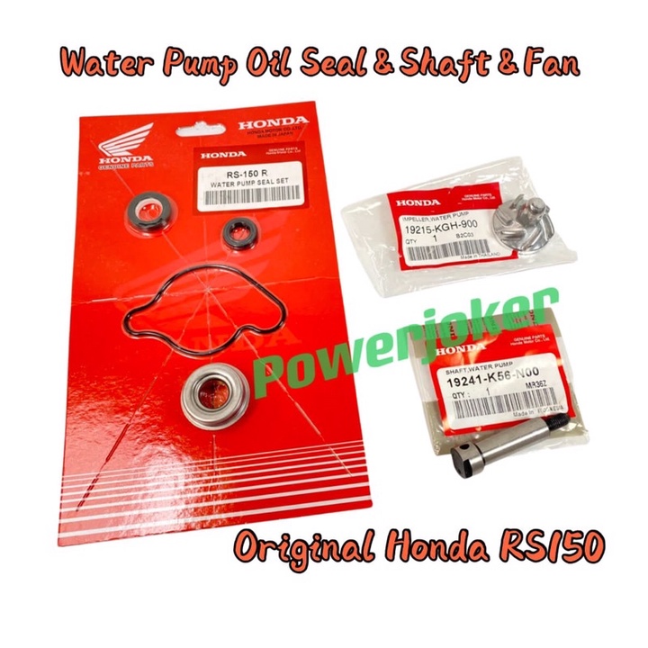 Rs Rs V V Original Honda Water Pump Oil Seal Getah Water