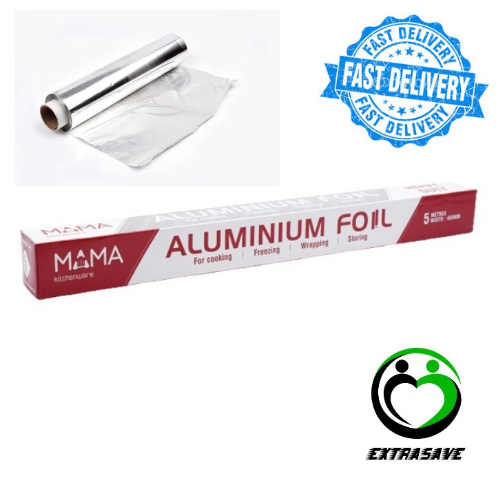 Ready Stock Aluminium Foil Kertas Aluminium High Quality M X Cm