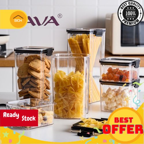 Food Container Storage Box LAVA Mooca Canister Air Tight Stackable