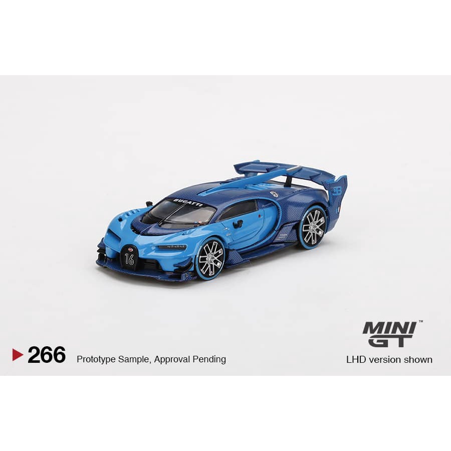 Mini Gt Limited Edition Mgt Bugatti Vision Gran Turismo Light