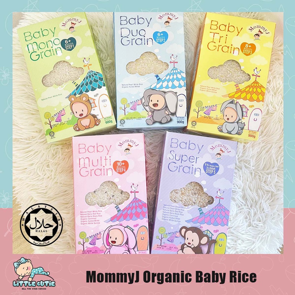 Mommyj Mommy J Baby Organic Grain Step Organic Baby Rice